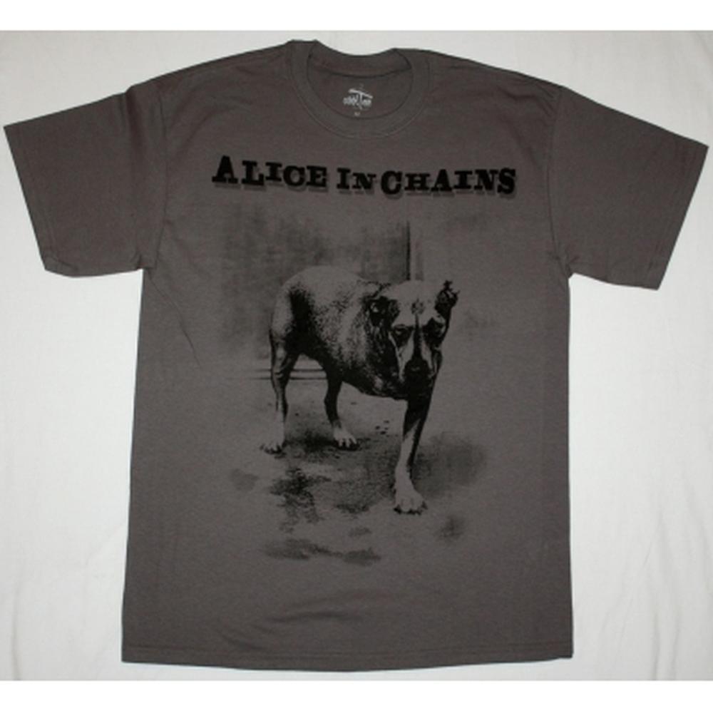Alice In Chains Dog New Grey T-Shirt